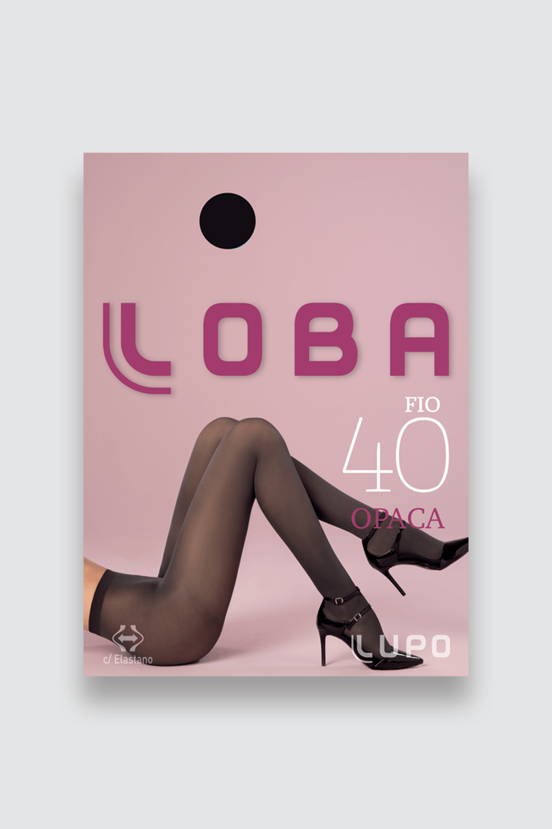 Meia calça fio 40 opaca Lupo | Marrom 