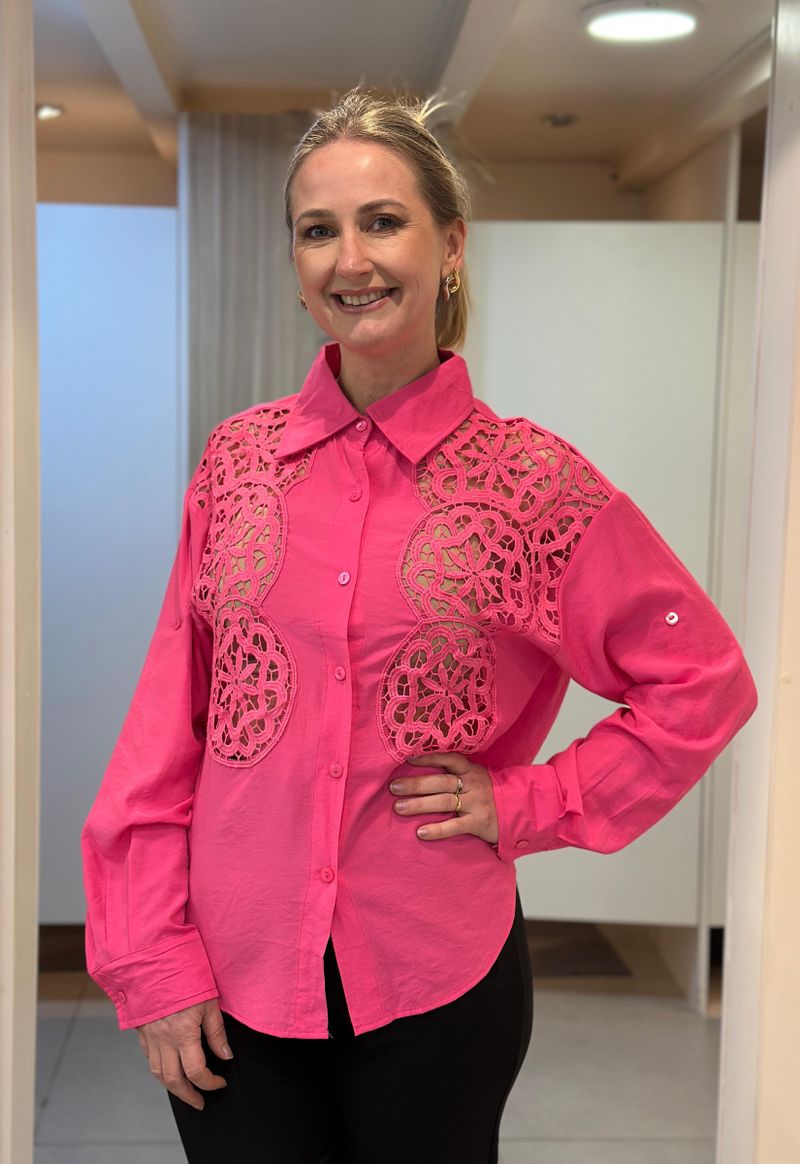 Camisa Eliane Lemise | Rosa