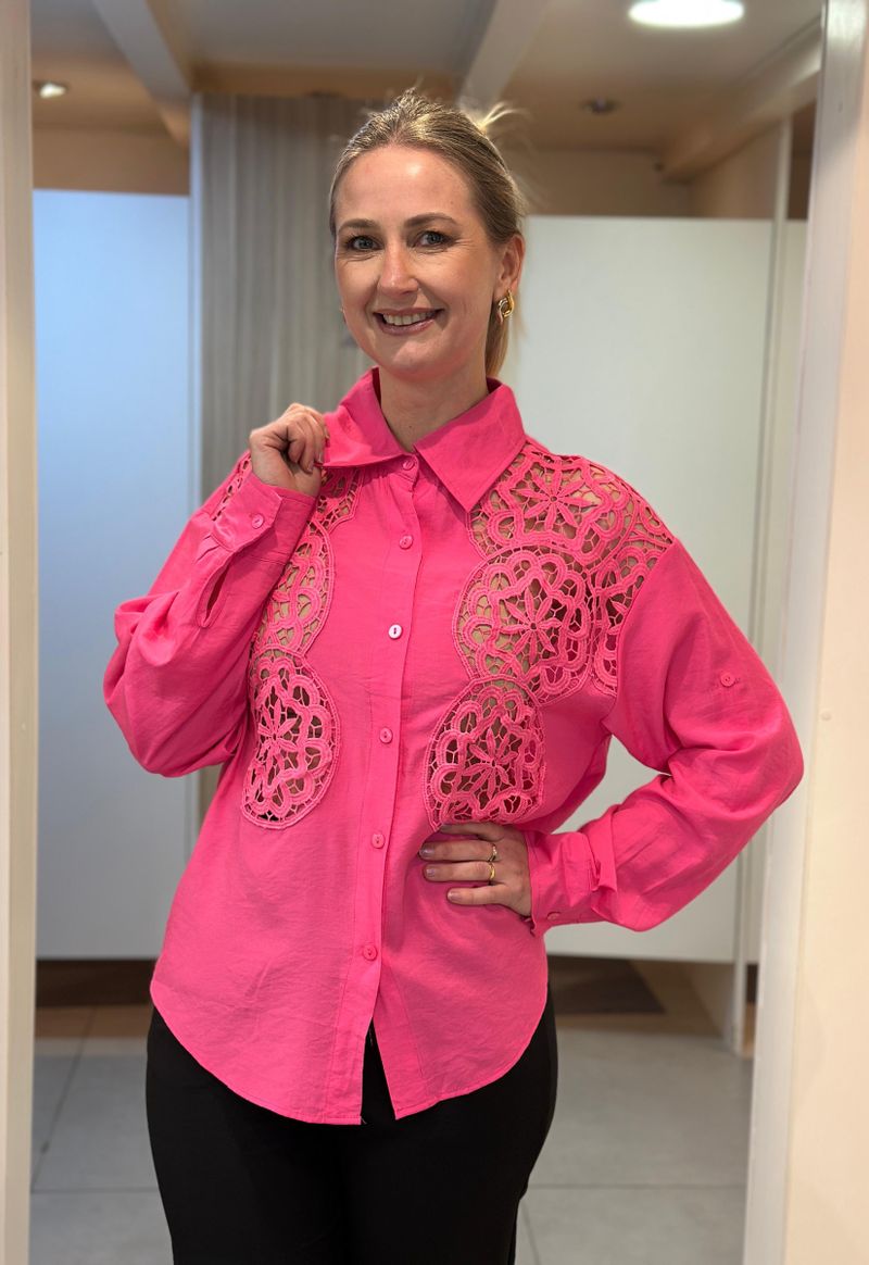 Camisa Eliane Lemise | Rosa