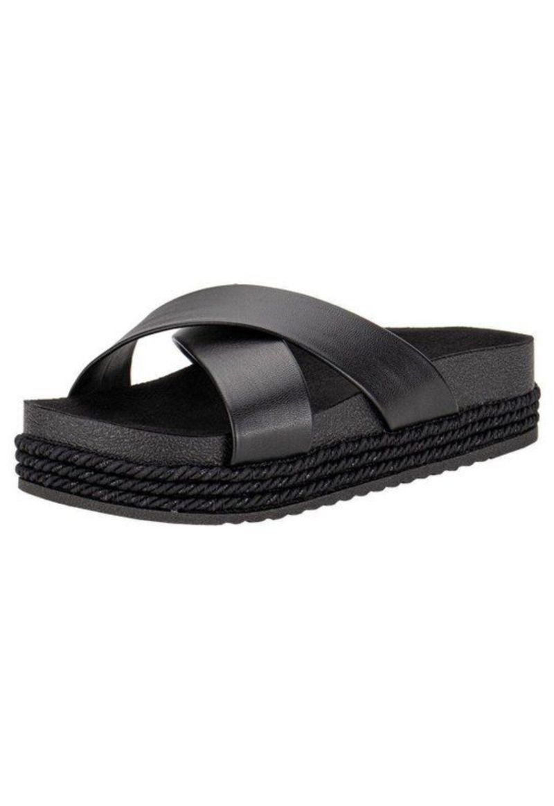 Papete comfort flatform Beira Rio | Preto