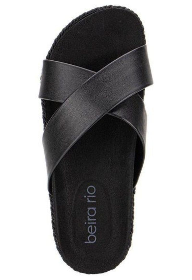 Papete comfort flatform Beira Rio | Preto