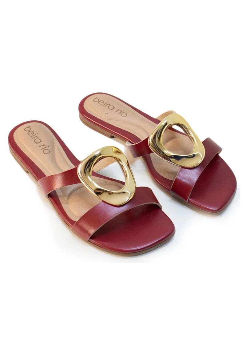 Rasteira orgânica Beira Rio | Vermelho