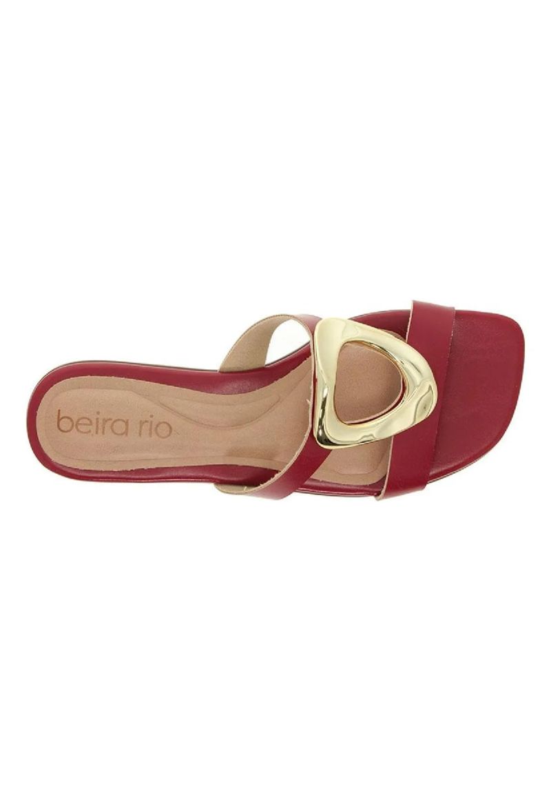Rasteira orgânica Beira Rio | Vermelho