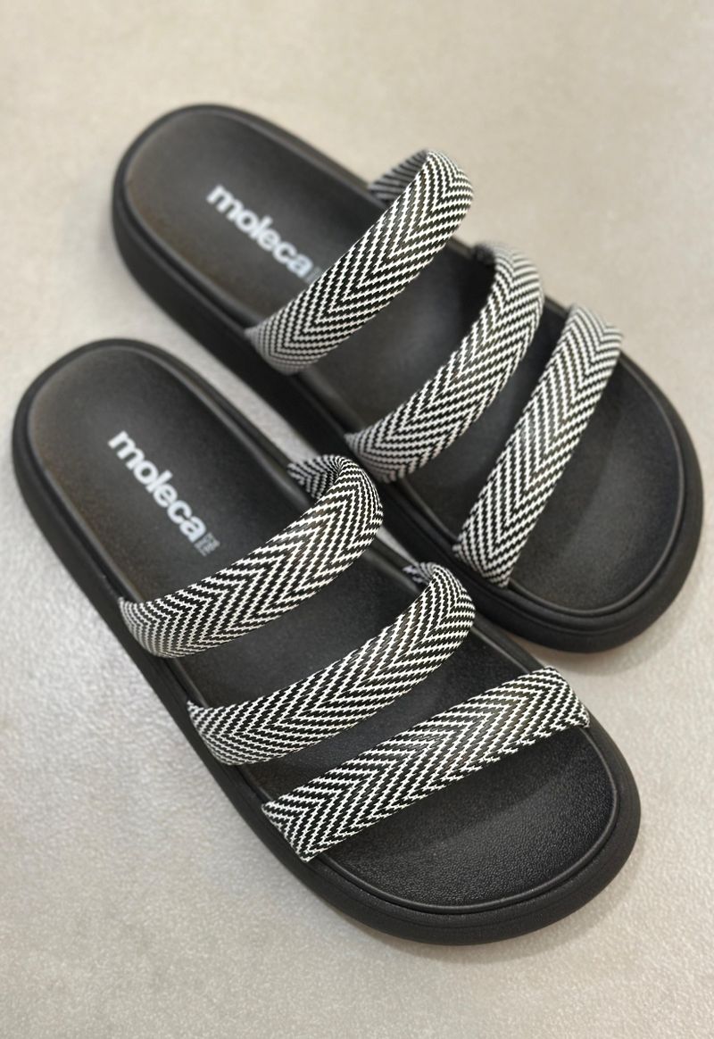 Papete slippers Moleca | Preto