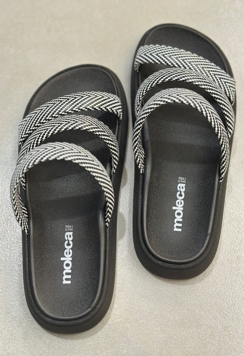 Papete slippers Moleca | Preto