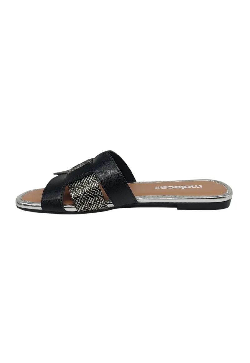Rasteira glamour Moleca | Preto
