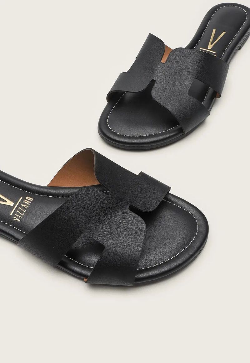 Rasteira H Vizzano | Preto