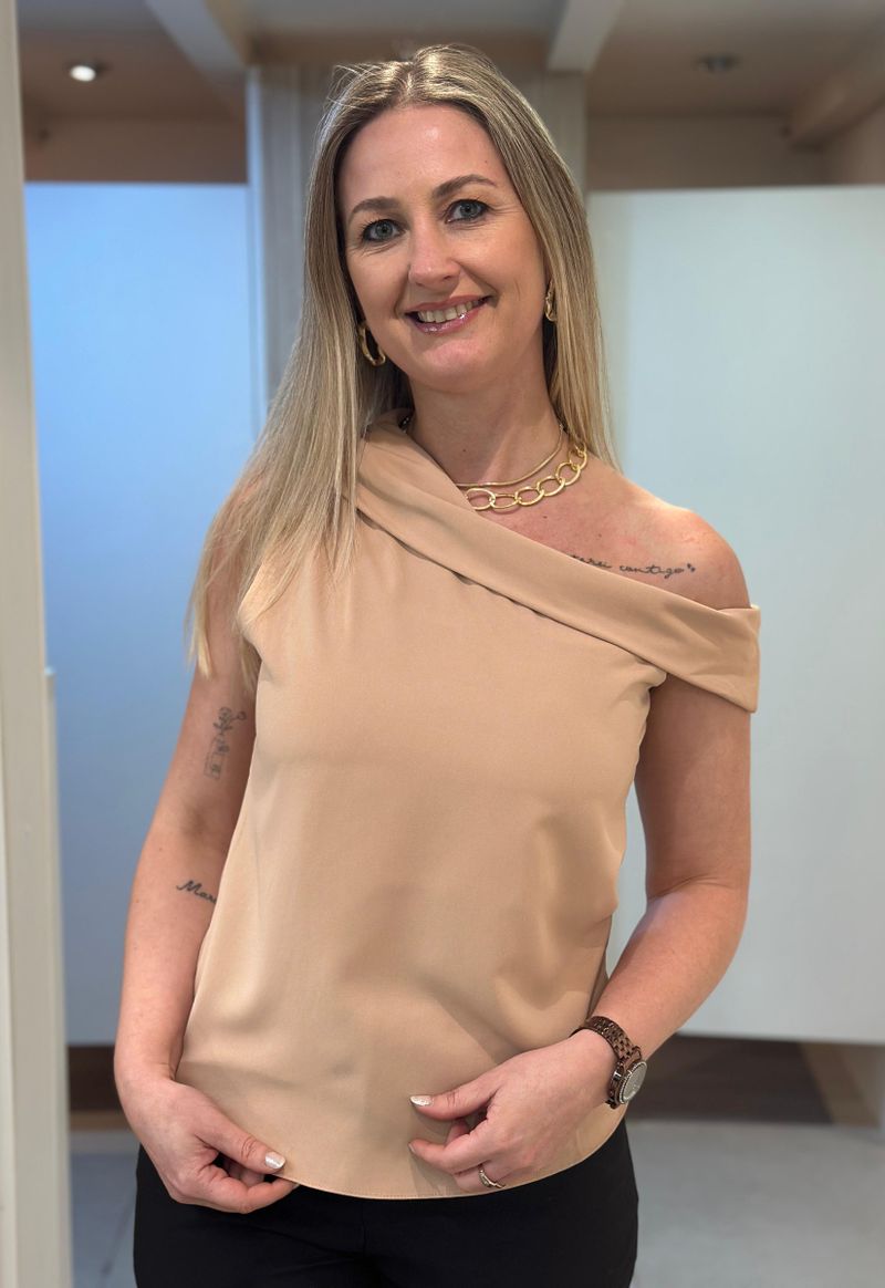 Blusa Charlote Sol Modas | Nude