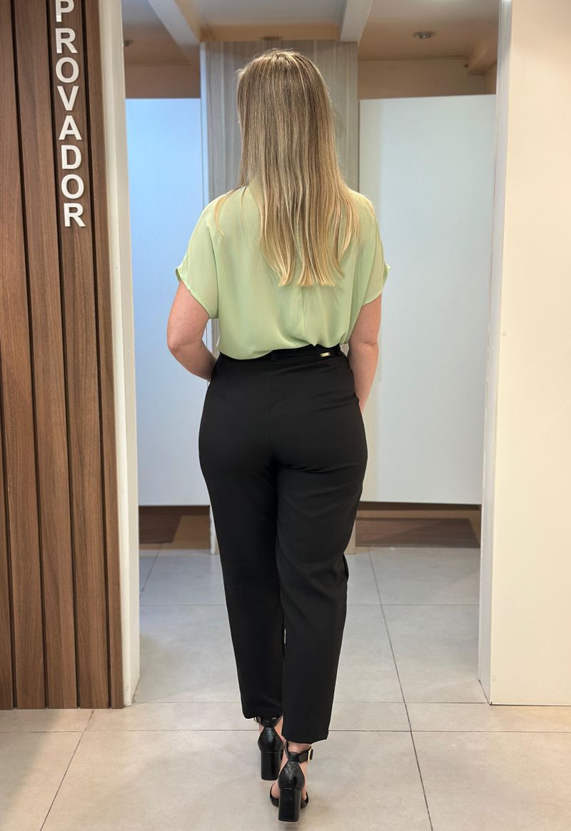 Calça alfaiataria Max Denim | Preto