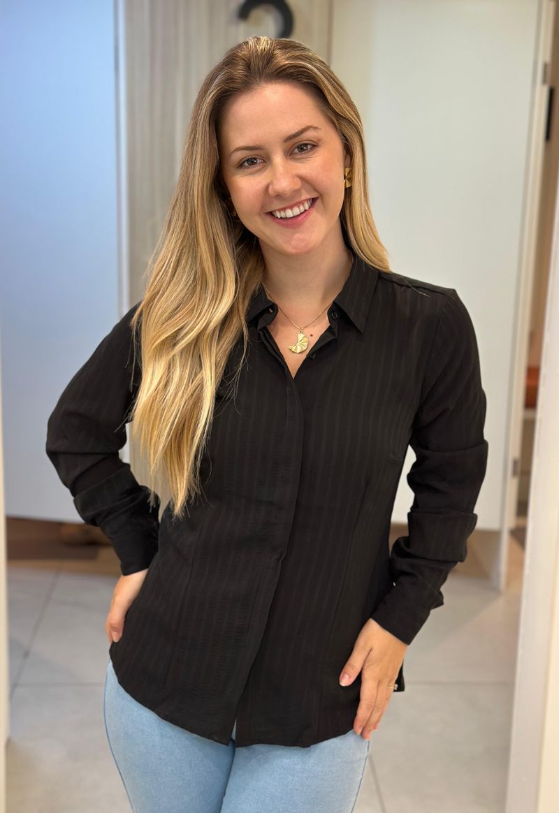 Camisa Suzana Aishty | Preto