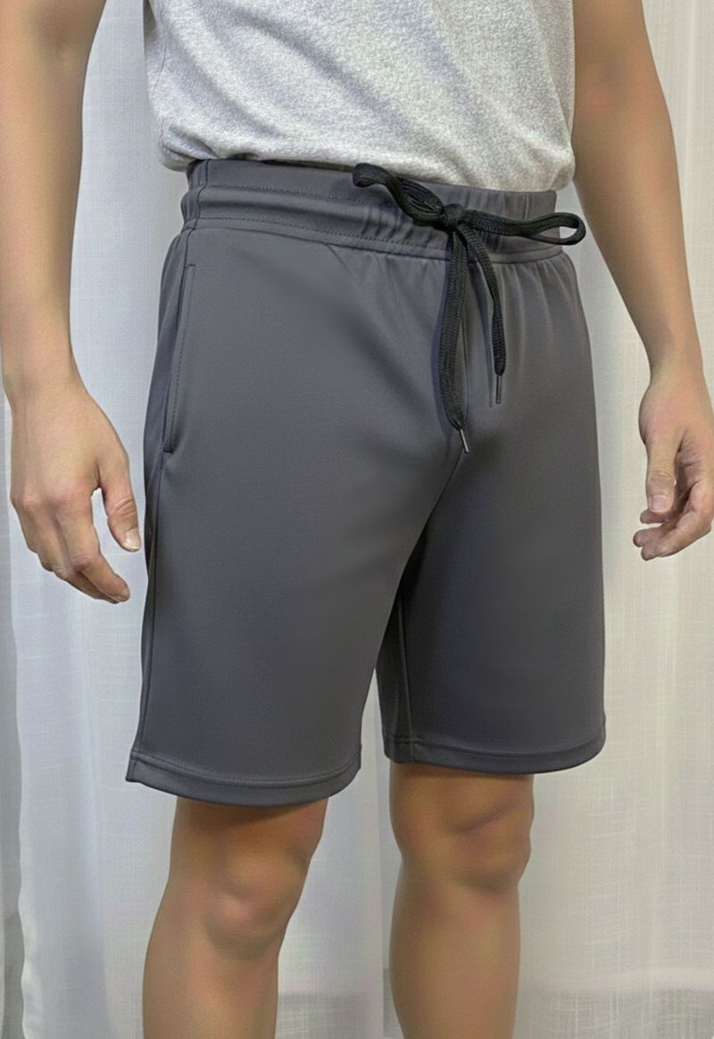 Short masculino academia Lídia Bazi | Chumbo