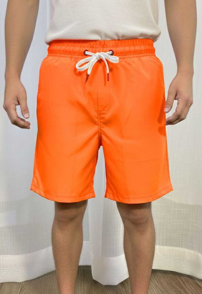 Short masculino Lídia Bazi | Laranja