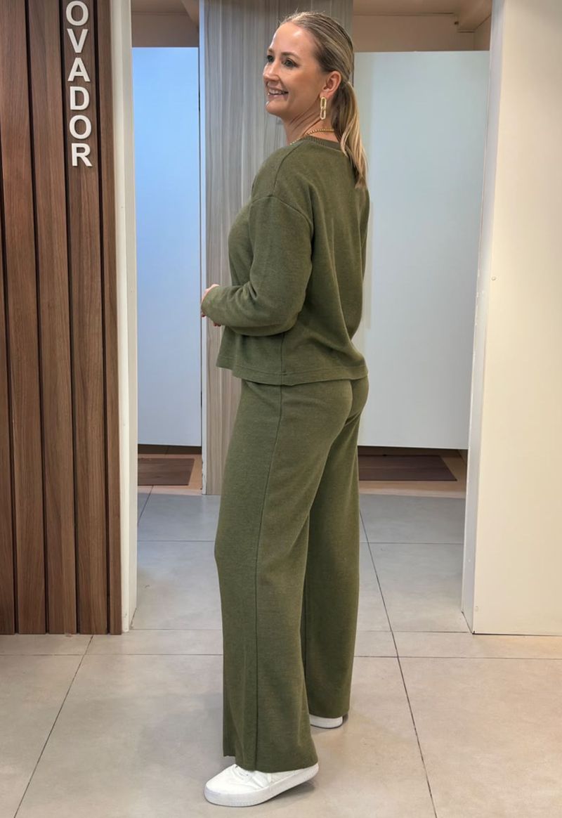 Calça Malha Soft Incorpada Style Box 150087 I Verde