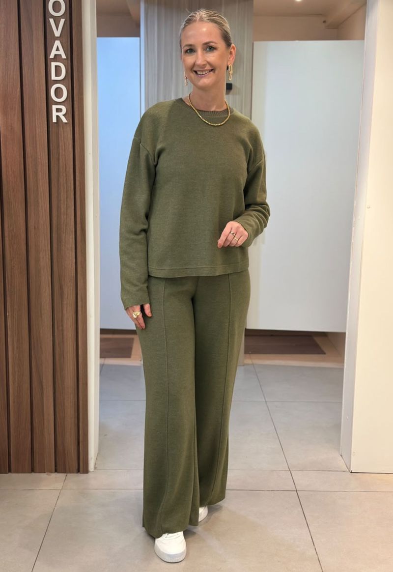 Calça Malha Soft Incorpada Style Box 150087 I Verde