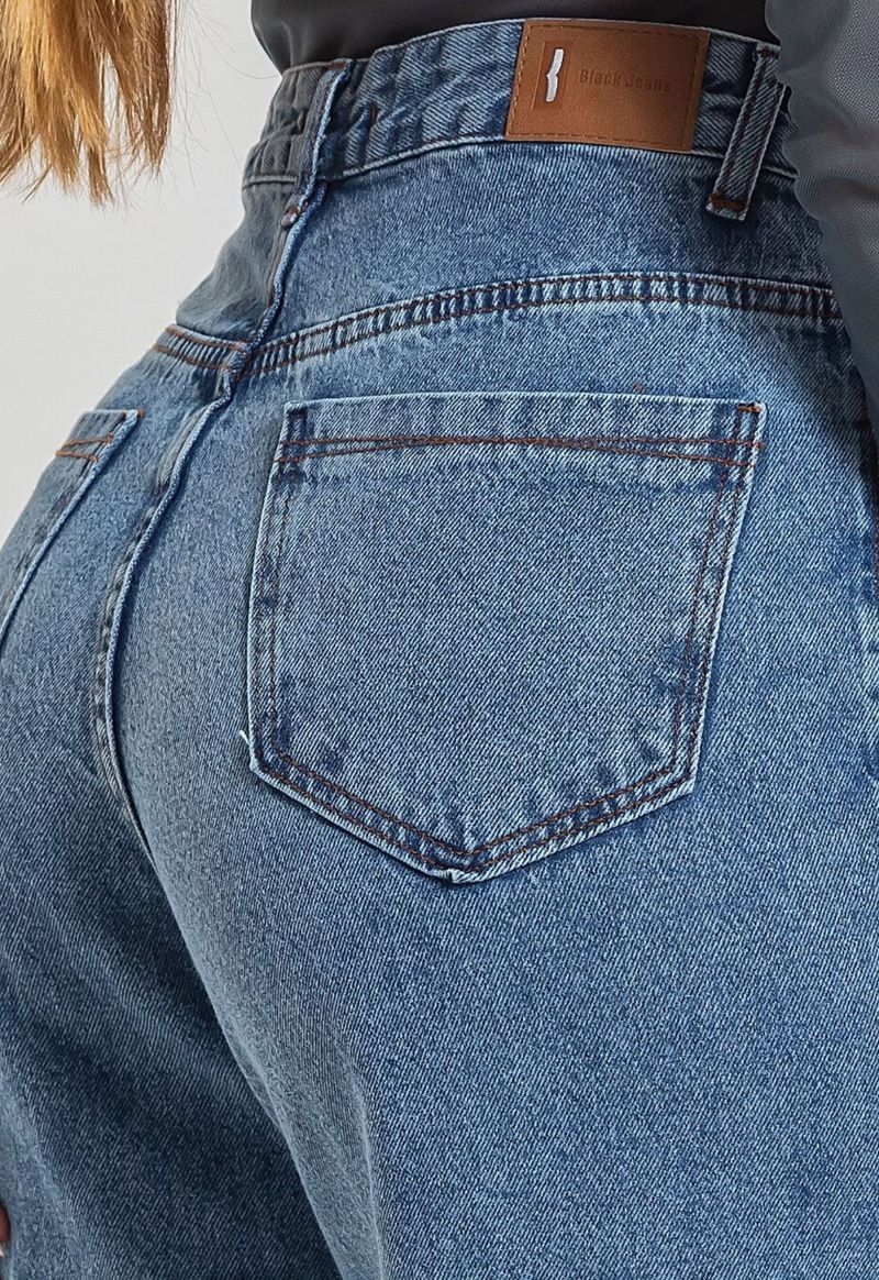 Calça jeans barrel 649 black jeans 