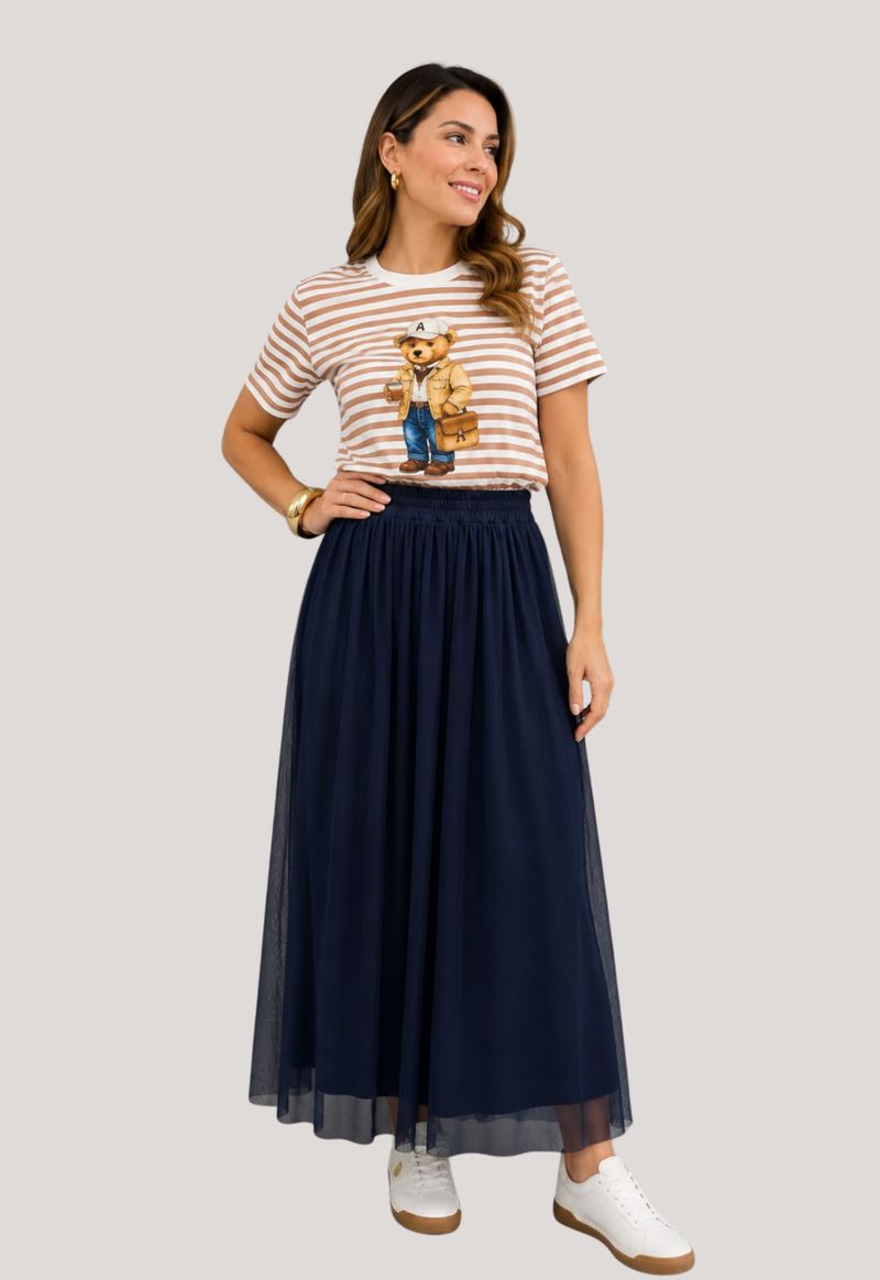 Saia  Tule Godê Jessica Modas I marinho