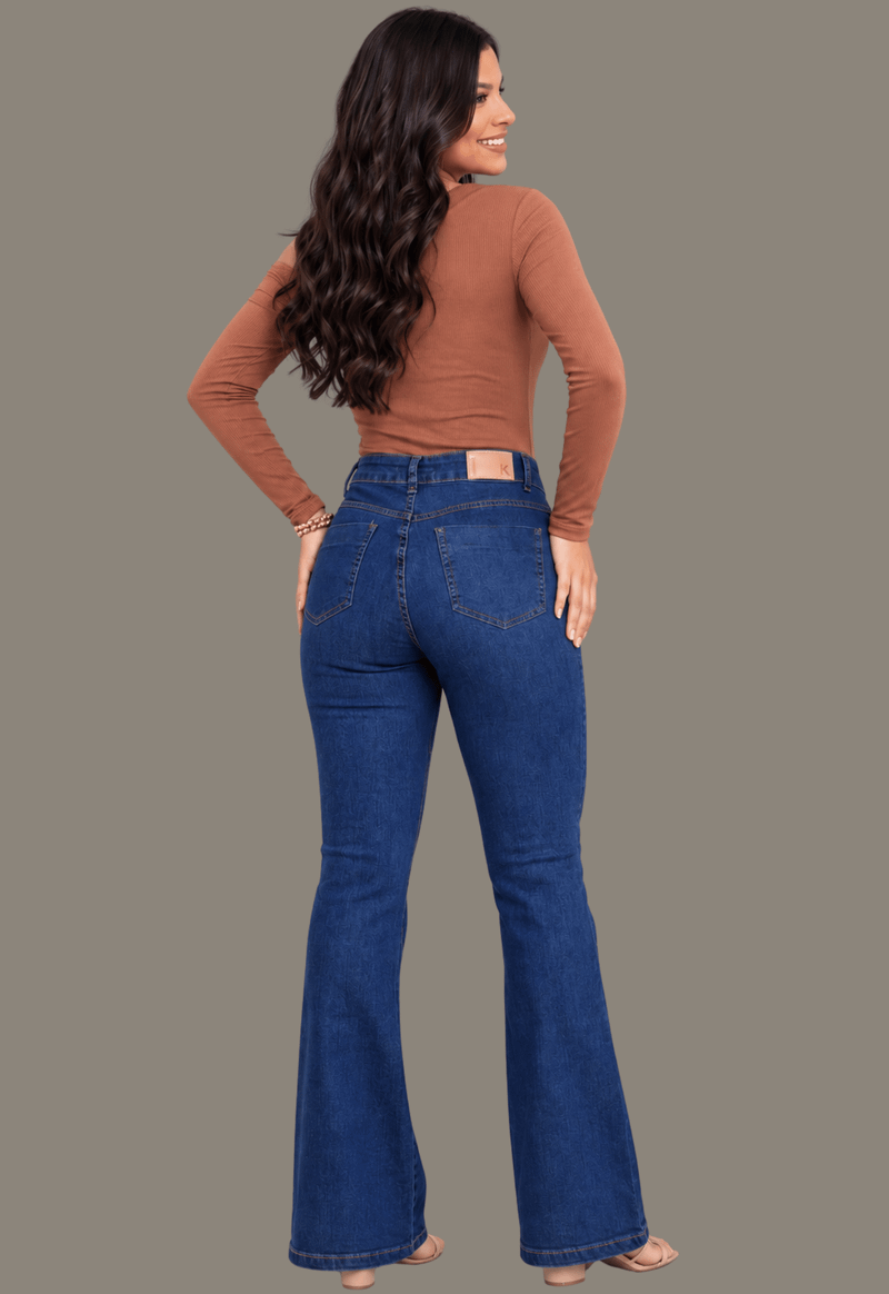 Calça jeans flare 4548 Kult 
