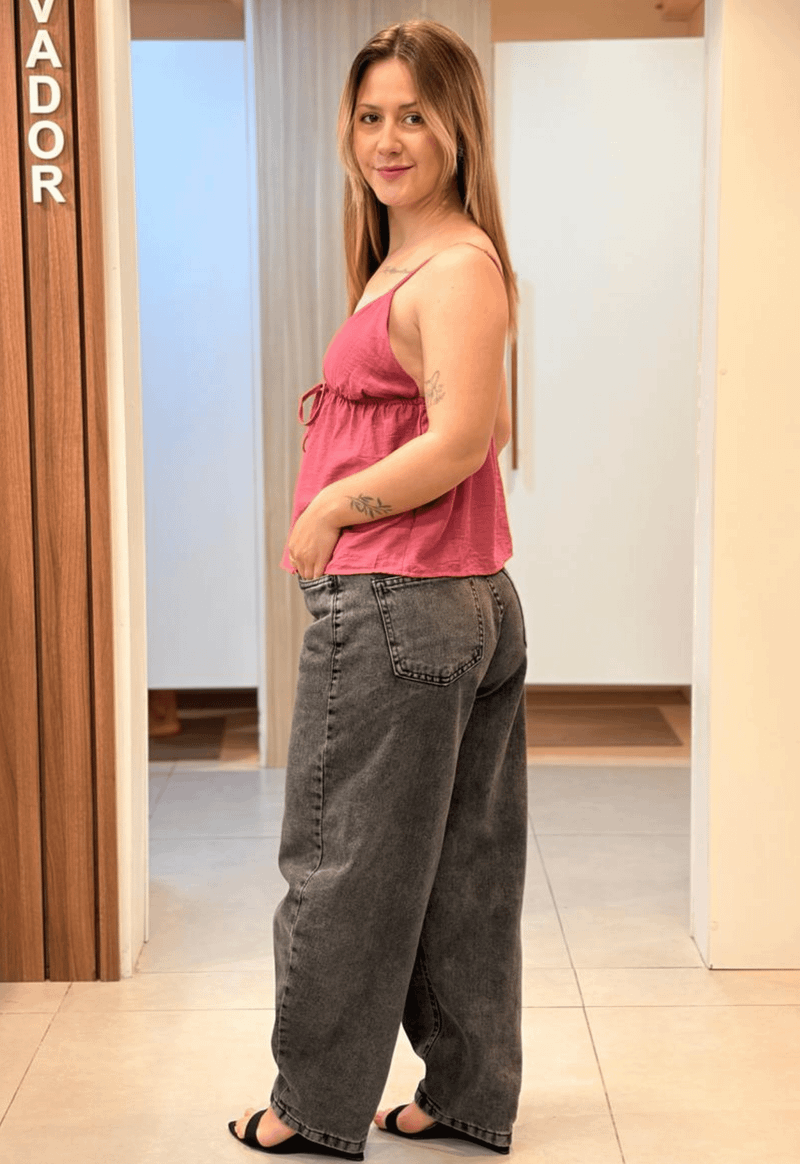 Calça jeans barrel 4551 Kult