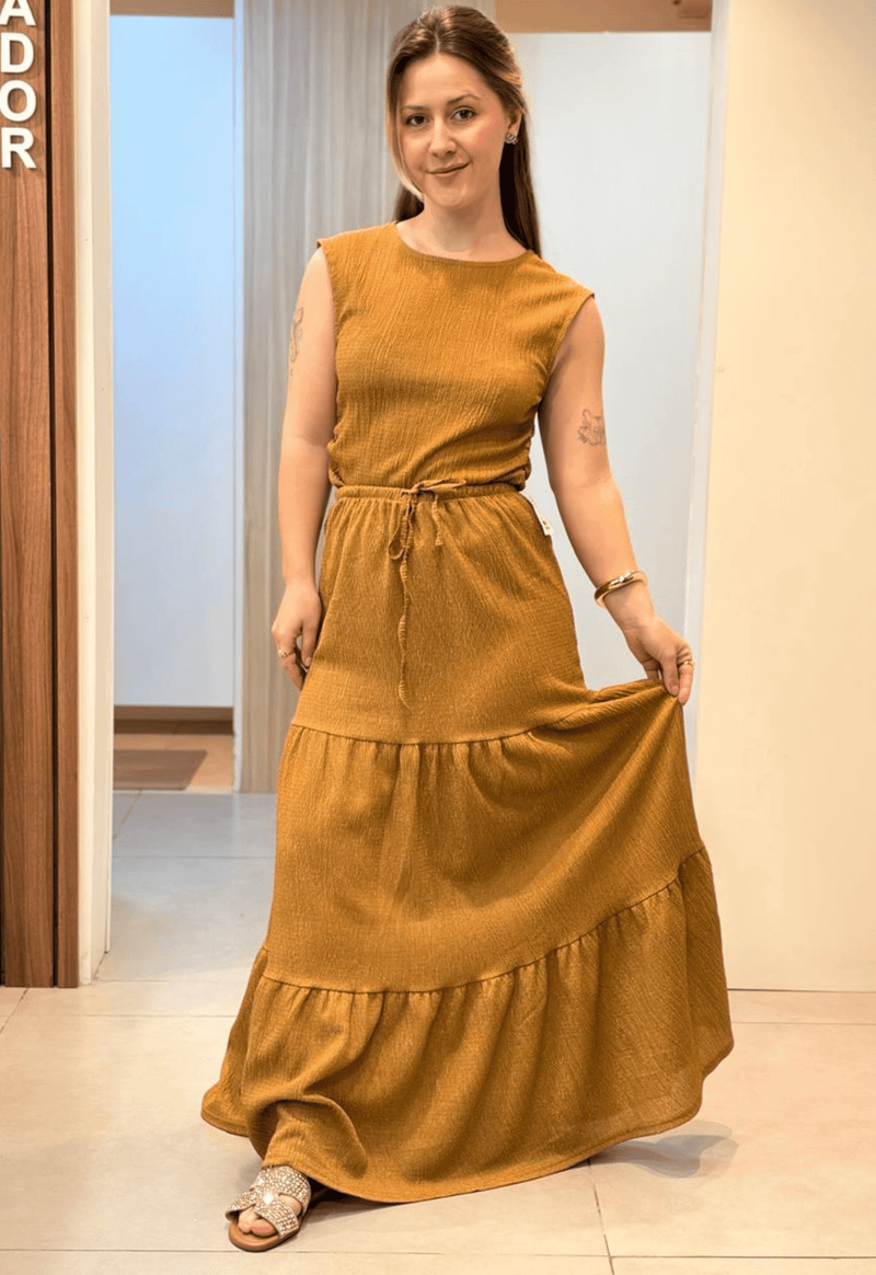 Saia longa marias 190062 Style box | caramelo