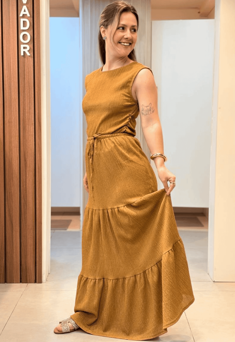 Saia longa marias 190062 Style box | caramelo
