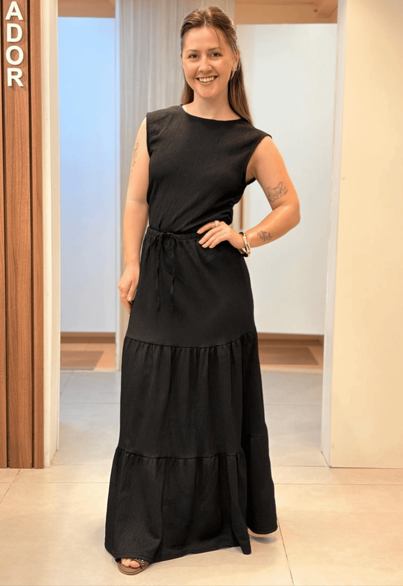Saia longa marias 190062 Style box | preto