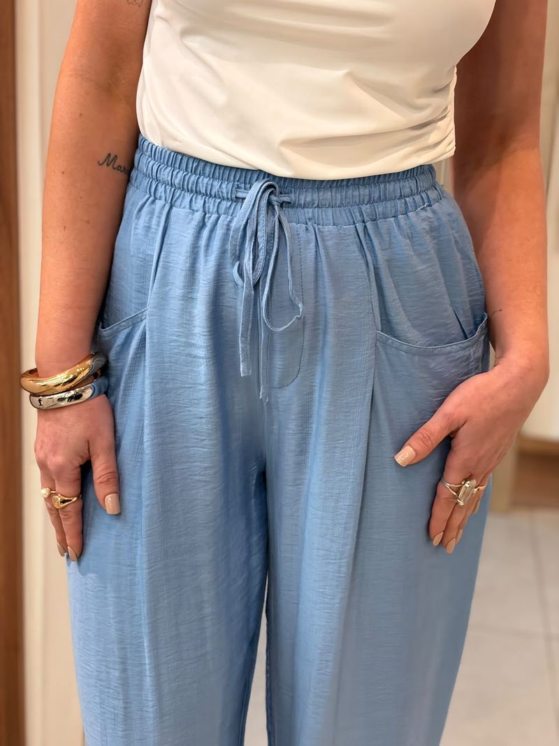 Calça ballon com bolso 150094 Zappo | azul