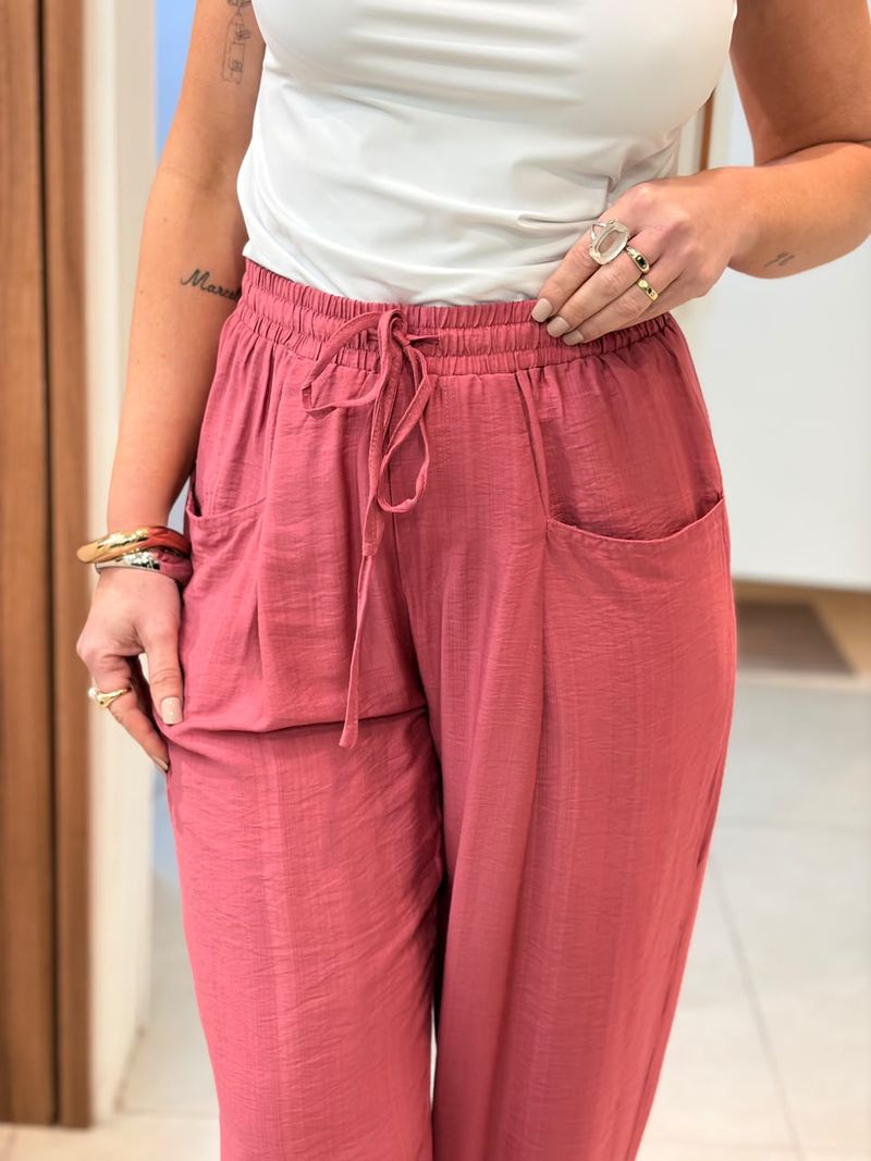 Calça ballon com bolso 150094 Zappo | rosa