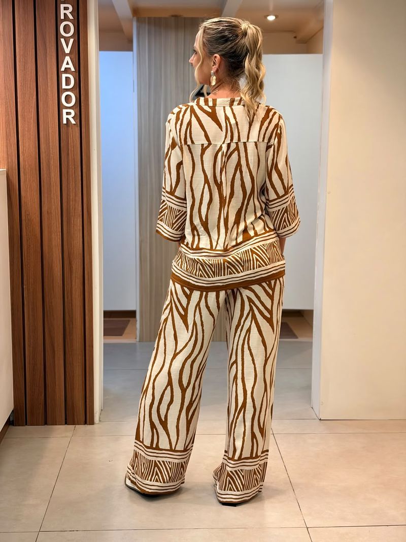 Camisa zebra 210270 Facinelli | caramelo