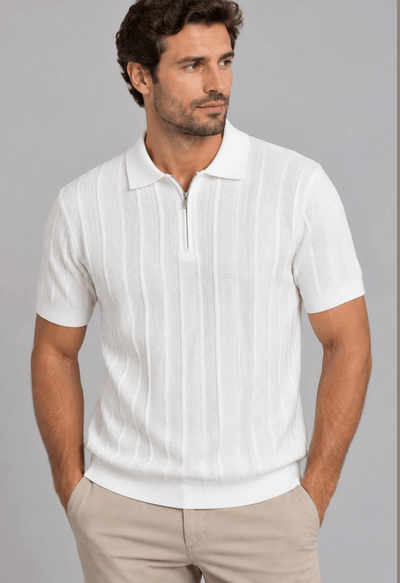 Camisa polo tricot 120274 Broken Rules | branco
