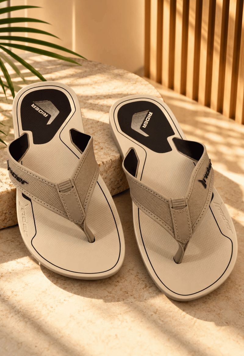 Chinelo masculino sense Rider | preto | bege