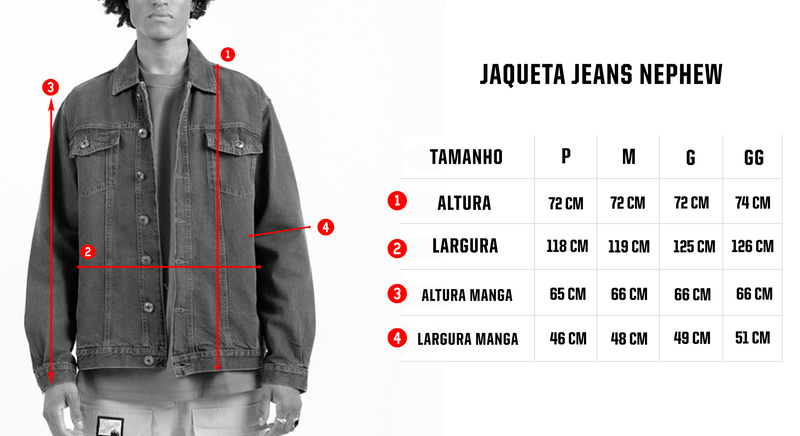 Jaqueta Jeans Nephew x Jack