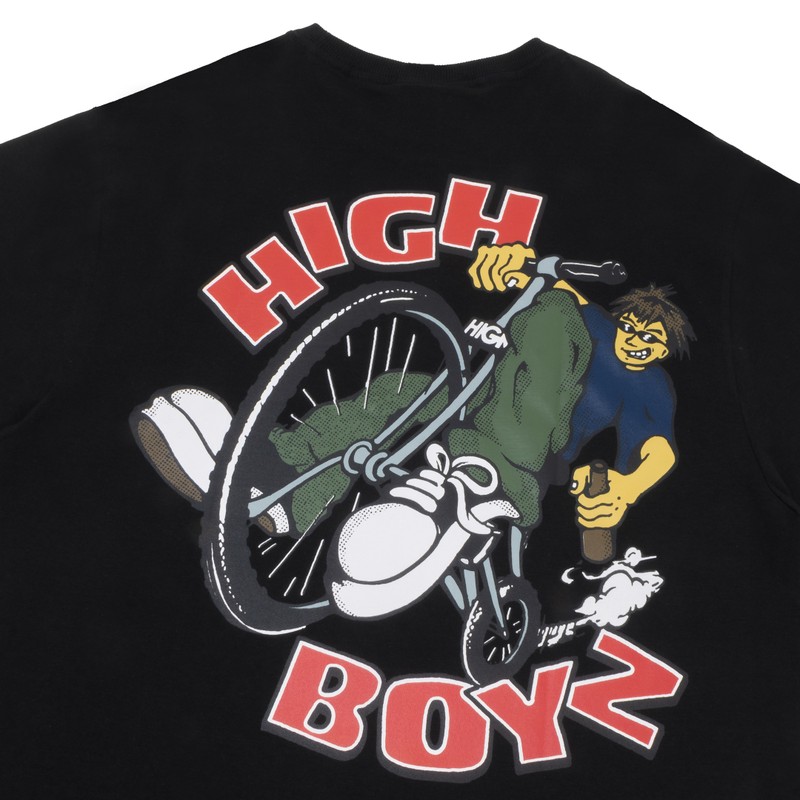 Camiseta High Tee Wheelie Preta
