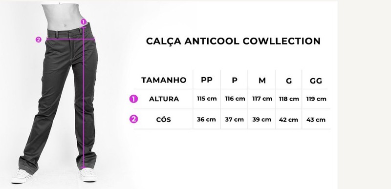 Calça Anticool Cowllection Cowprint