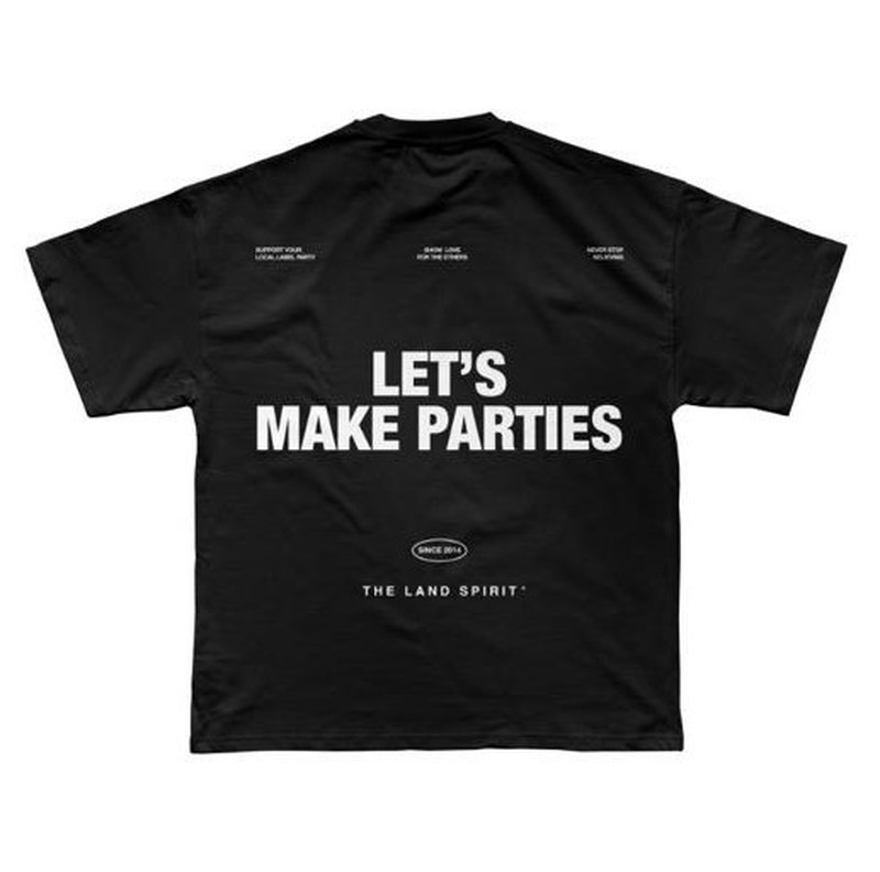 Camiseta Let’s Make Parties Preta