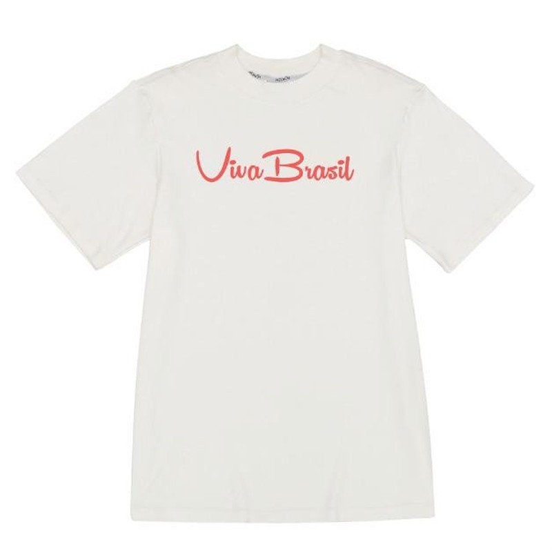 Camiseta Festival Viva Brasil Off White