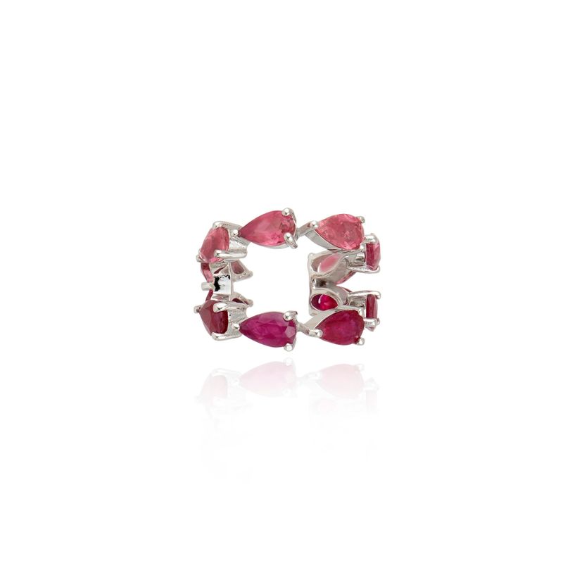 Earcuff Borboleta vermelha