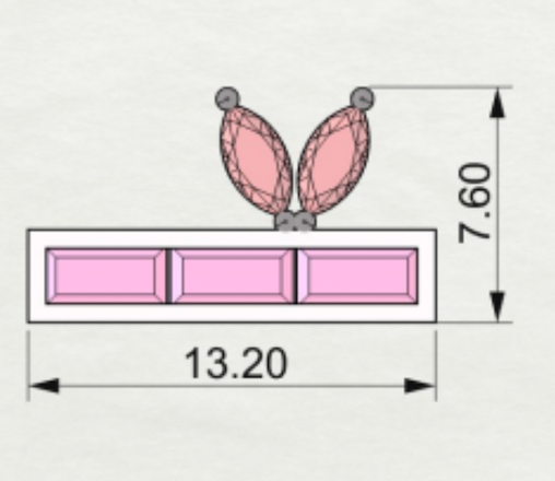 Brinco Libélula Rosa