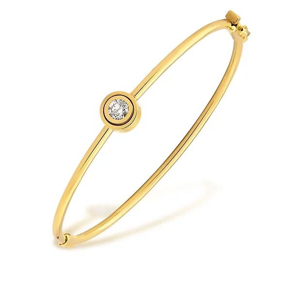 Bracelete  Diamante Ouro Amarelo
