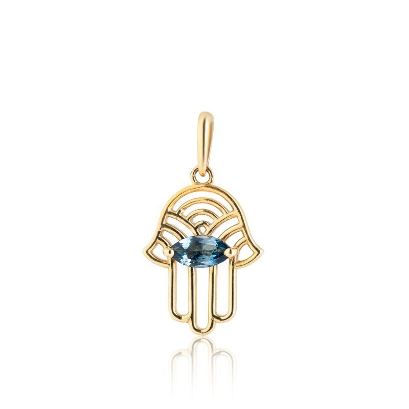 Pingente Mão de Fátima Ouro Amarelo