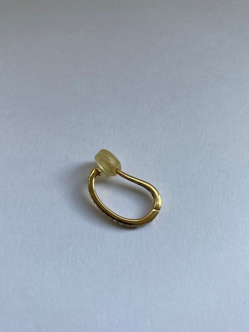 Piercing Diamantes Ouro Amarelo 