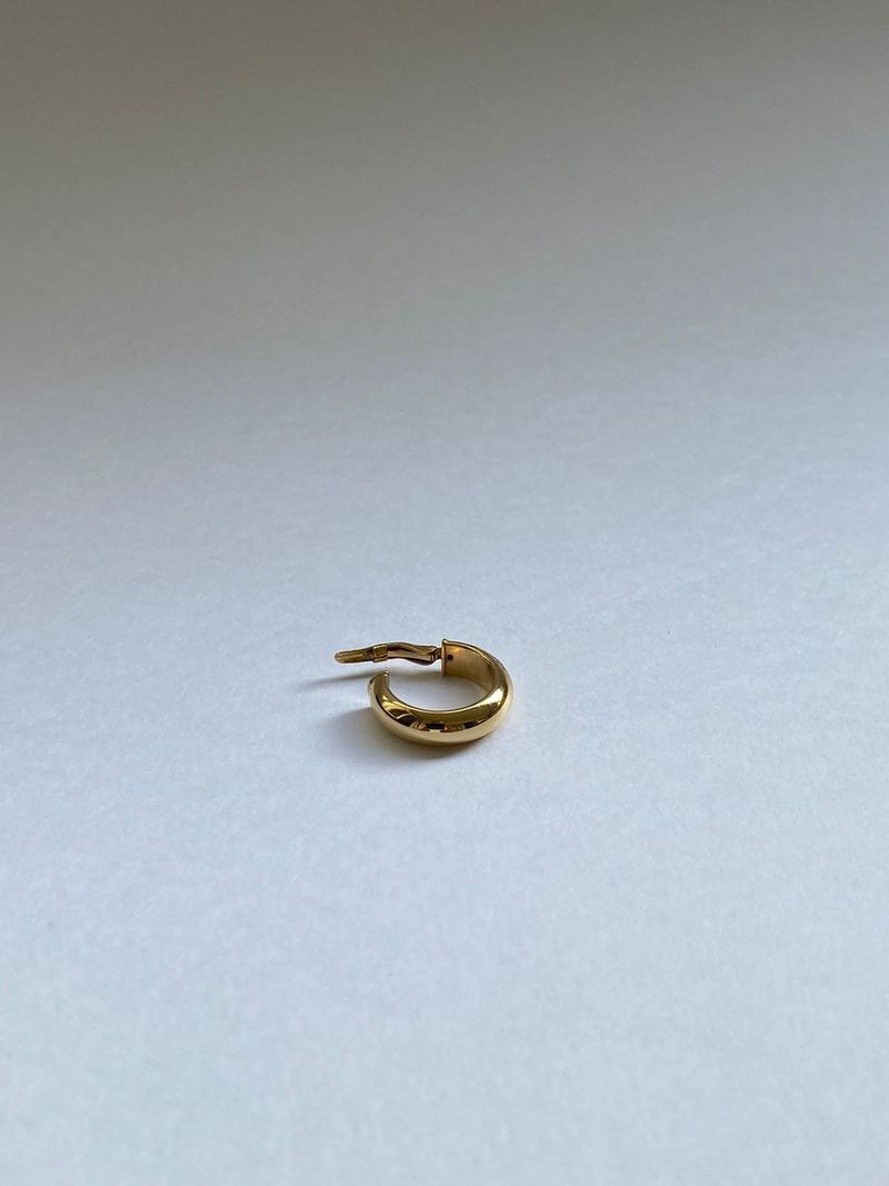 Piercing Liso Argola ouro Amarelo 