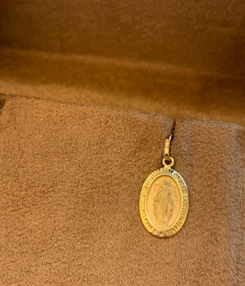 Pingente Nossa Senhora das Graças Ouro Amarelo