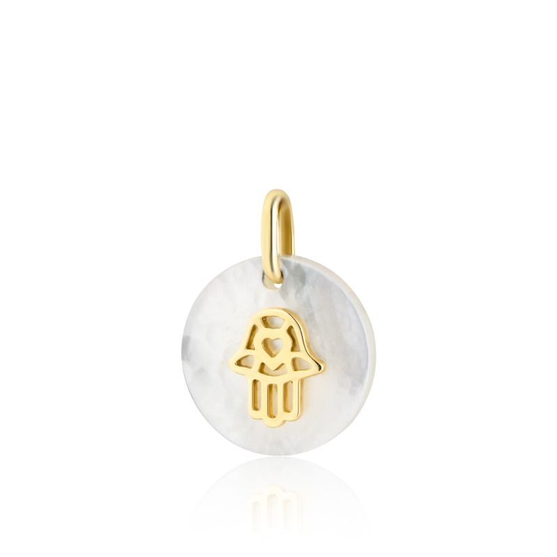 Pingente Mão de Fátima Ouro Amarelo