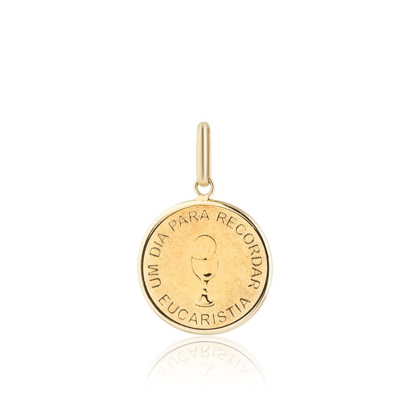 Pingente Eucaristia Ouro Amarelo