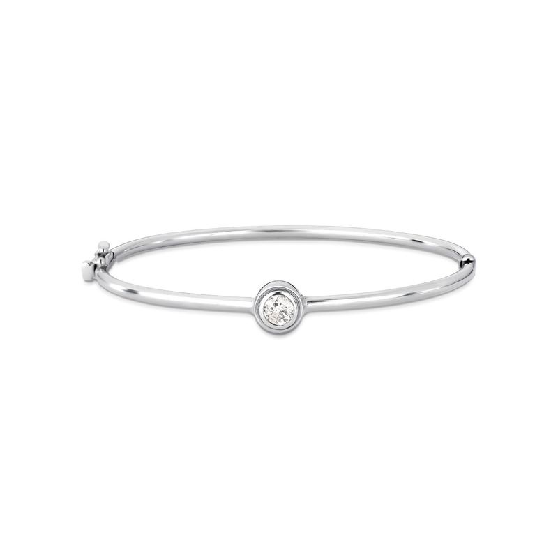 Bracelete Diamante Ouro Branco