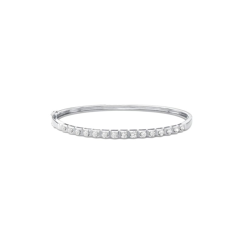 Bracelete Diamante Ouro Branco