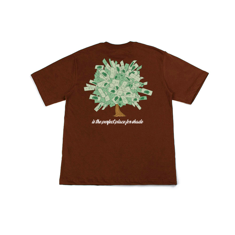 T-shirt “Money trees” Brown