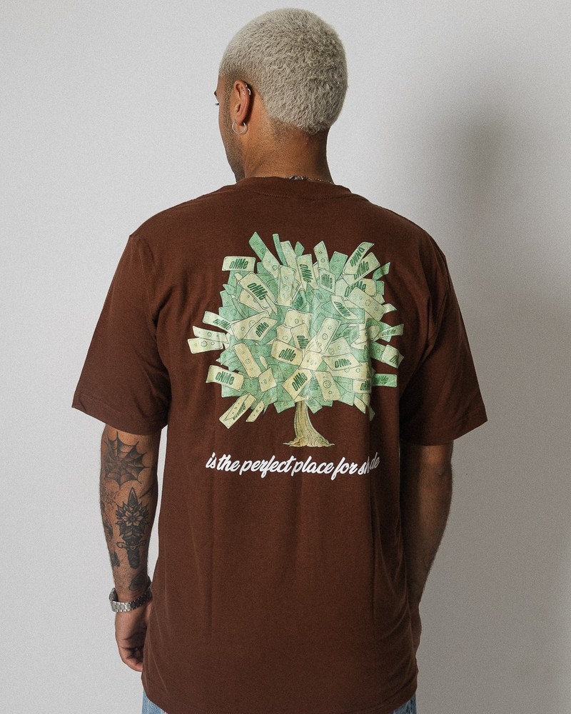 T-shirt “Money trees” Brown