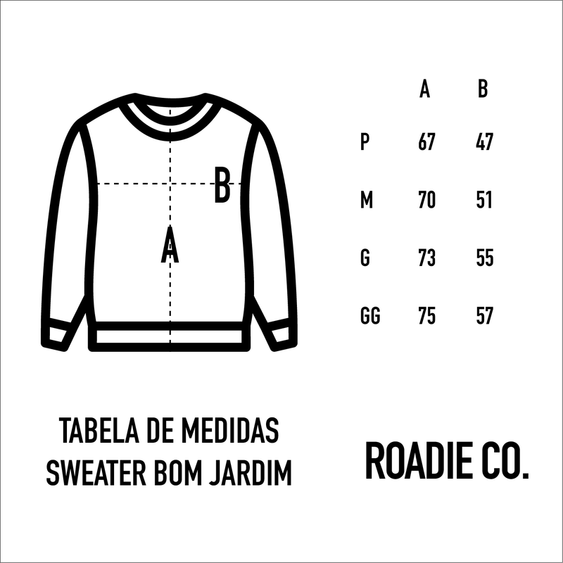 Sweater Bom Jardim - Preto
