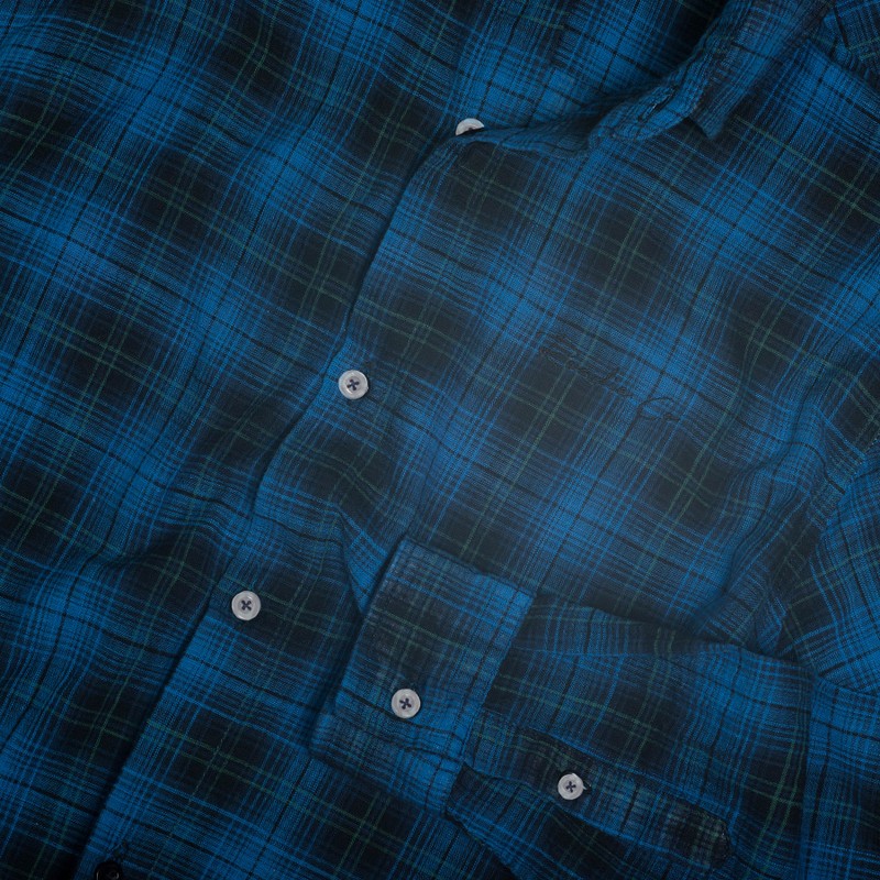 Camisa Ipuã - Xadrez Azul